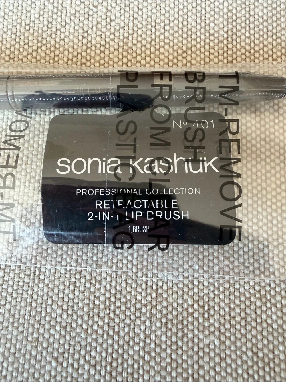 Sonia Kashuk Black 2-in-1 Professional Retractable Lip Brush number 401